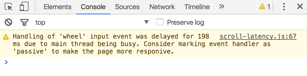 Avviso sull'ascoltatore sincrono