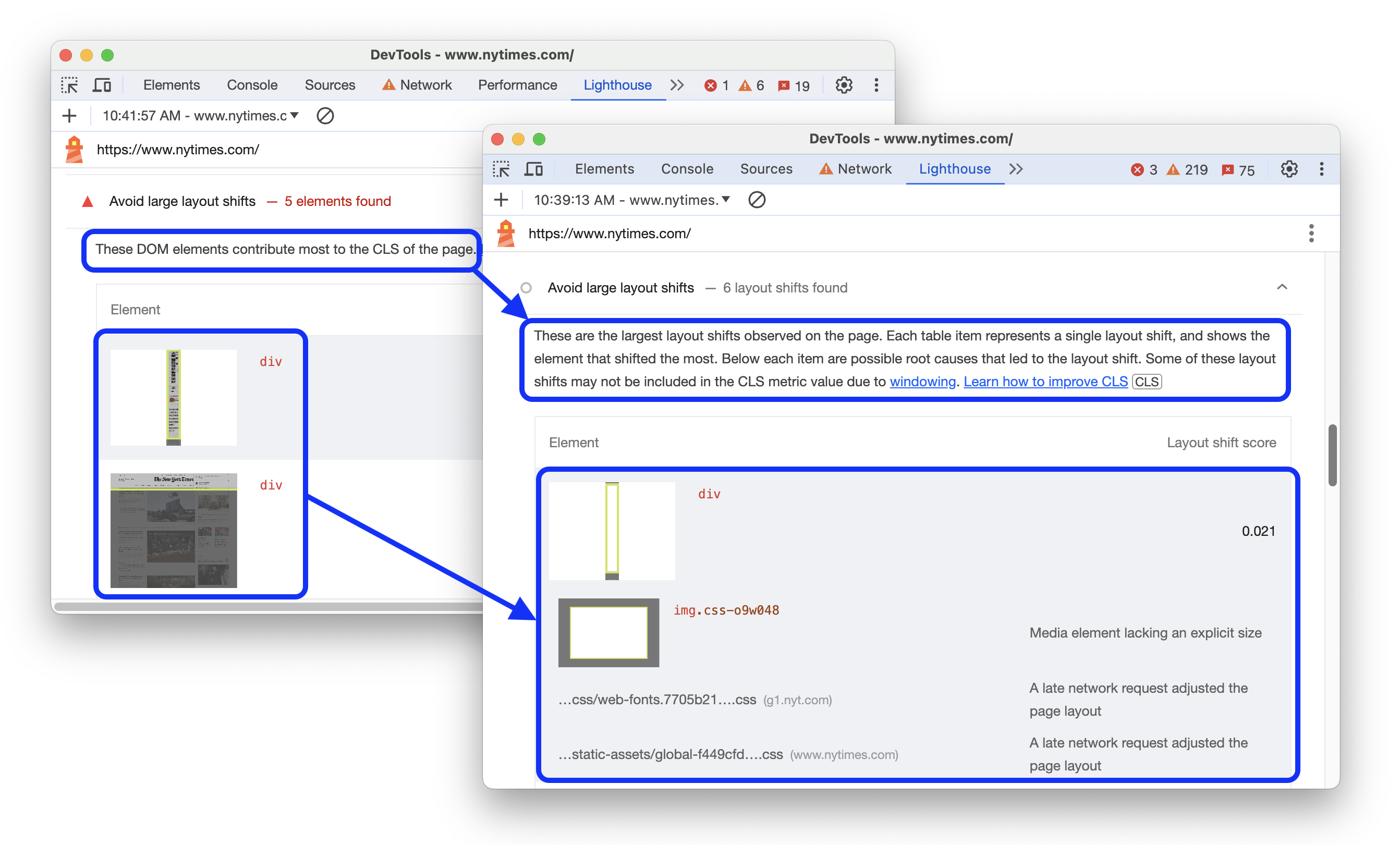 A new audit that estimates root causes for layout shifts.