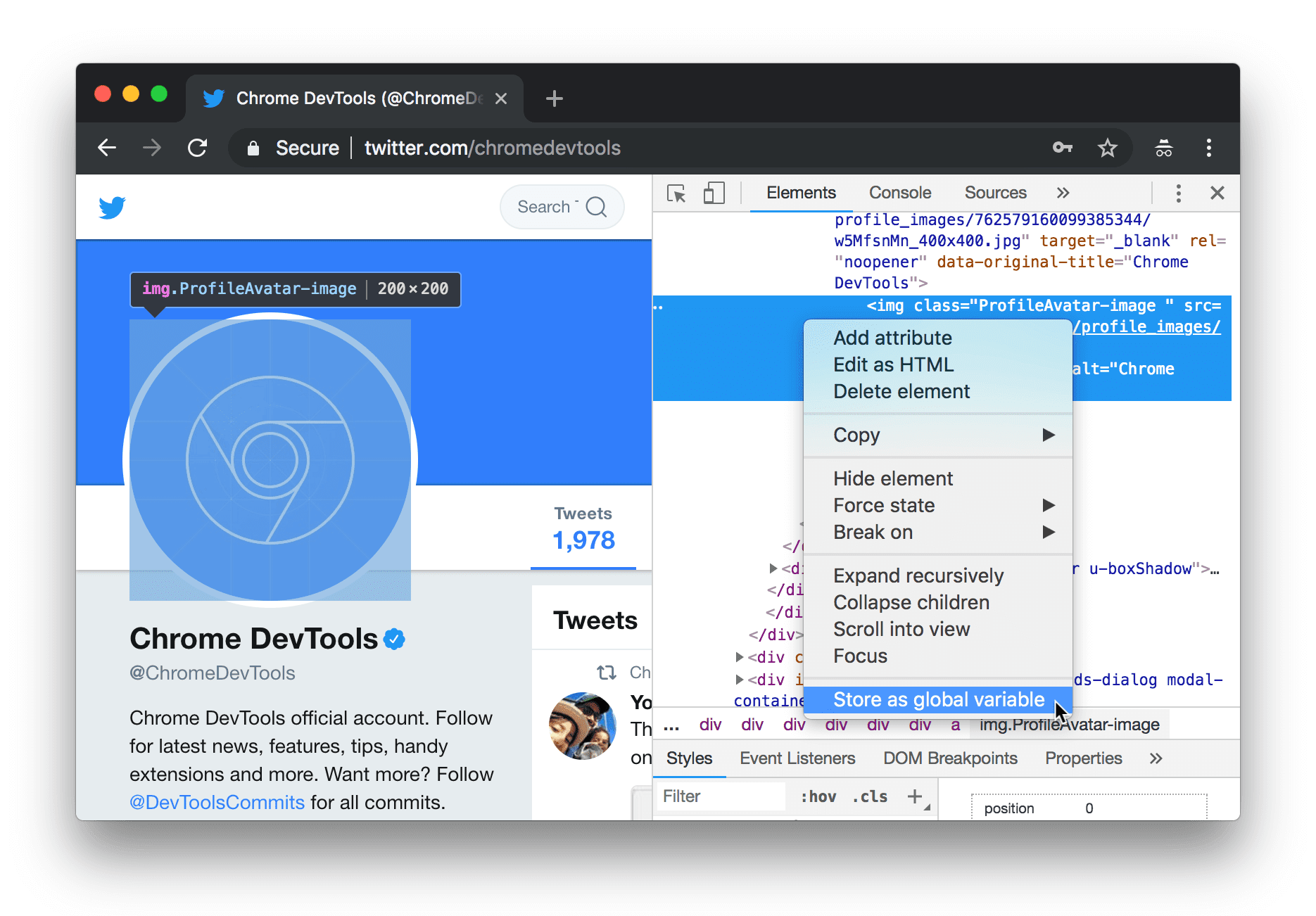 Store as global variable in the DOM Tree.